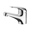 Ruby Solid Brass Chrome Short Basin Mixer Vanity Tap