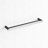 Norico Esperia Chrome & Matt Black Double Towel Rail 600/800mm Stainless Steel 304 Wall Mounted