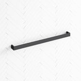 Norico Cavallo 600/800mm Square Matt Black Single Towel Rail Stainless Steel 304 Rails