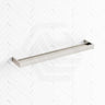 N#1(Nickel) Norico Cavallo 600/800mm Square Brushed Nickel Double Towel Rail Stainless Steel 304