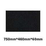 20Mm/40Mm/60Mm Thick Gloss Ink Black Stone Top For Above Counter Basins 450-1800Mm 750Mm X 460Mm 
