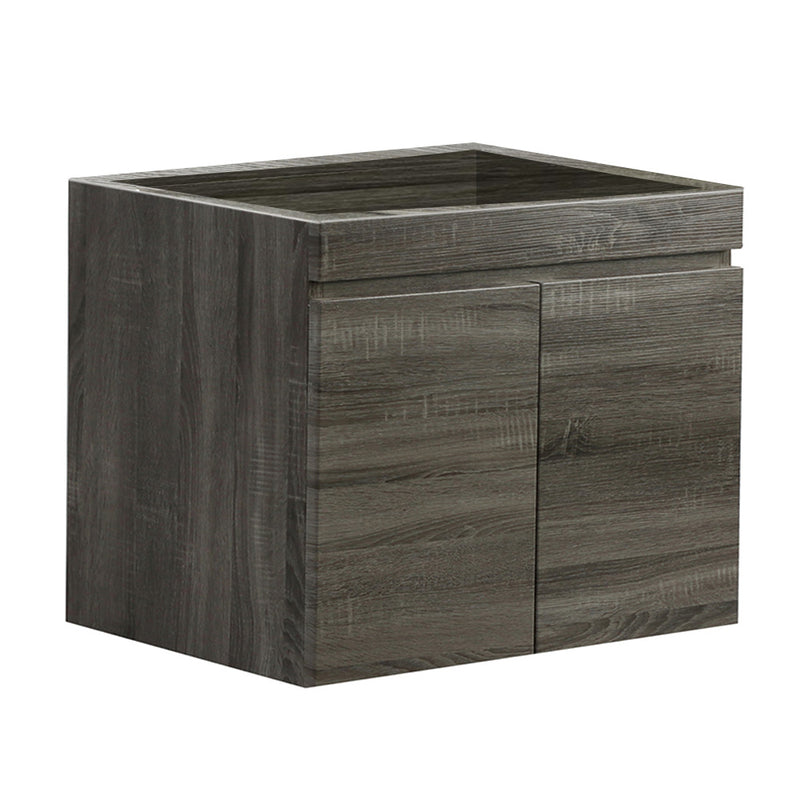 600-1500mm Berge Dark Grey Wall Hung Vanity with Left / Right Drawer and Ceramic / Poly Tops Options