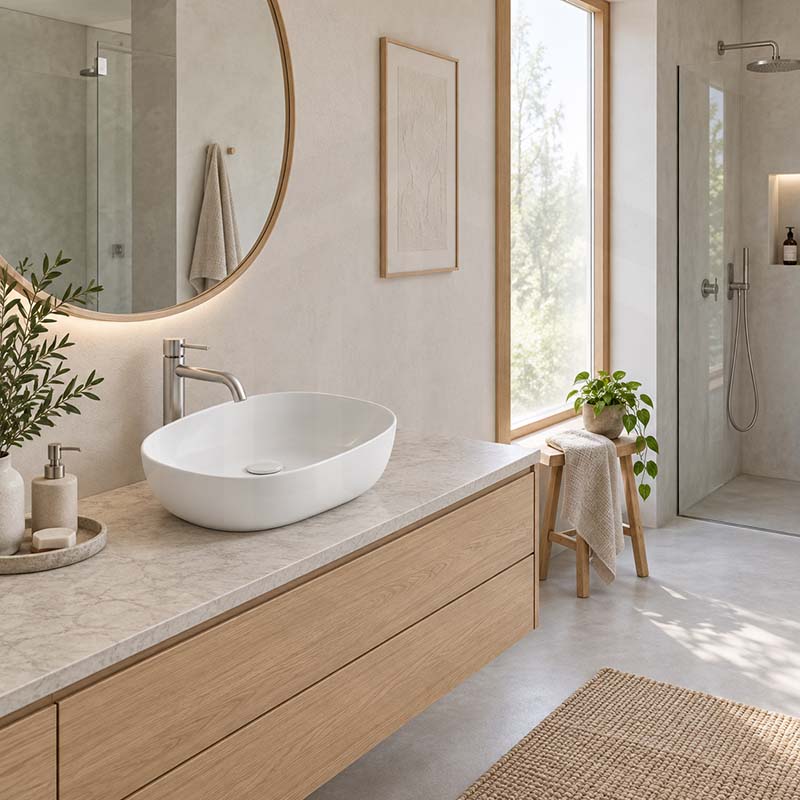 490x355x130mm Oval Above Counter Gloss White Ceramic Basin Ultra Slim