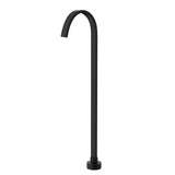 Square Floor Mounted Bath Mixer Stainless Steel Matt Black Mixers