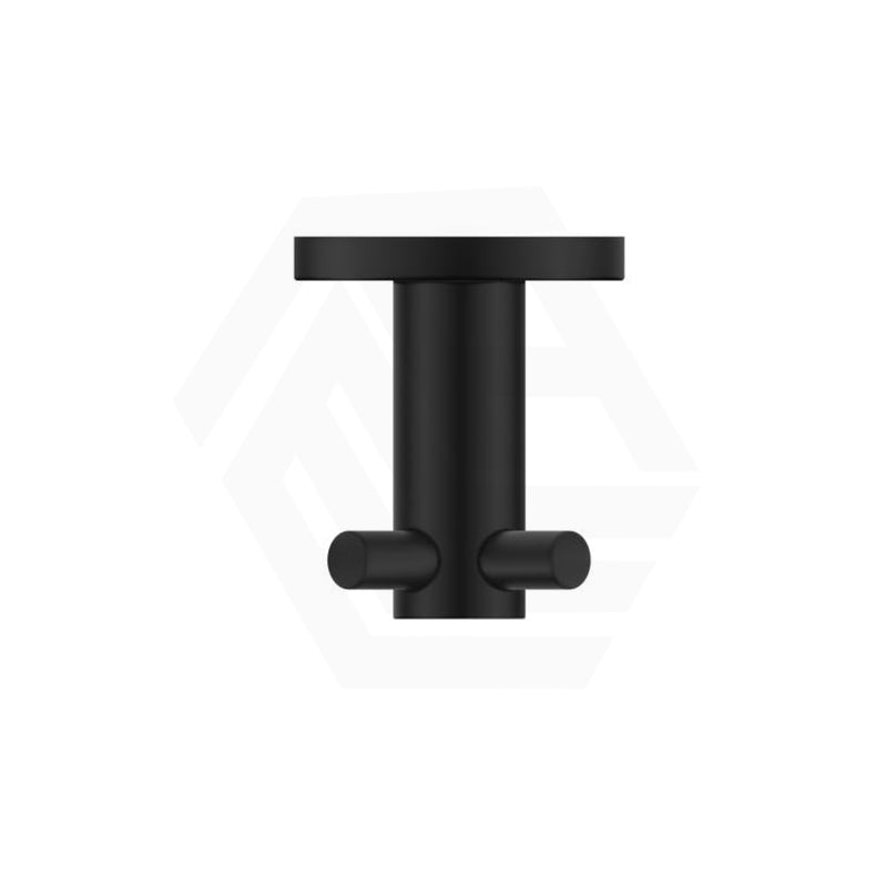 Bella Vista Mica 50mm Round Double Robe Hook Stainless Steel Variant Colour Available