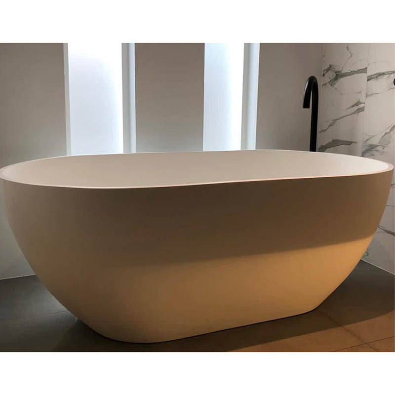 Pietra Bianca 1500/1600/1700/1800mm Bella Oval Multi-Colour Freestanding Stone Bathtub