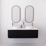 750-1500mm Bergen Wall Hung Vanity MDF Board Fluted Bathroom Cabinet 3 Colours Available