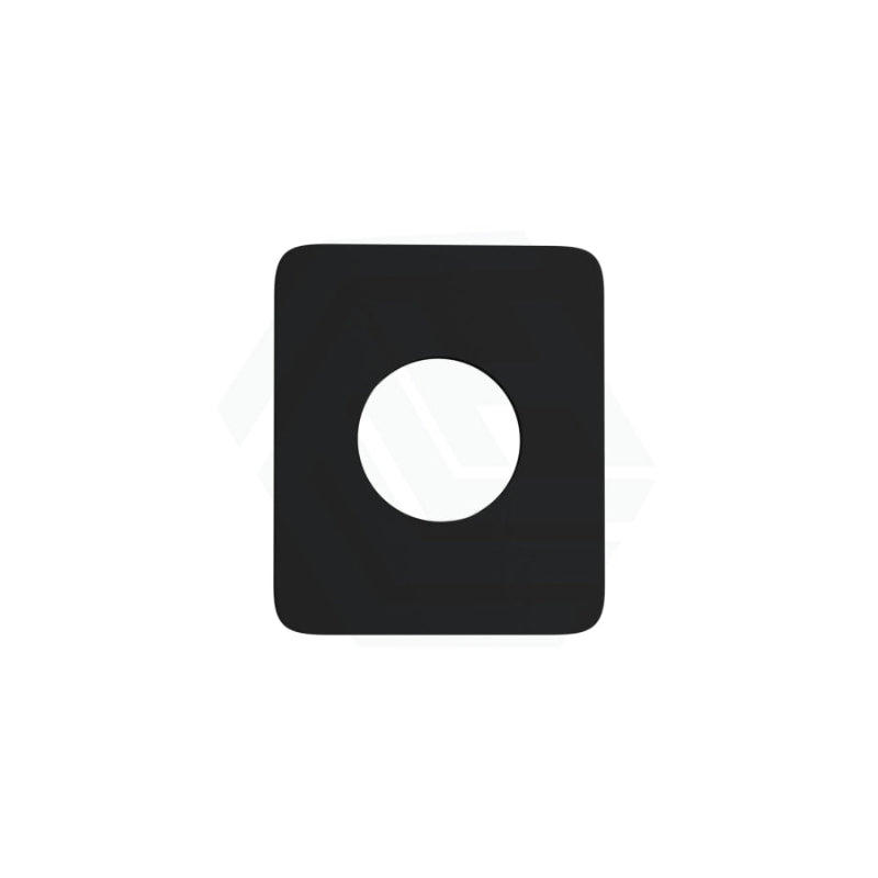 Matt Black Solid Brass Mixer Cover Plate For Bathtub And Basin Plates