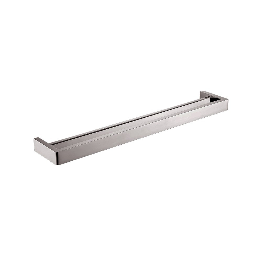 Norico Cavallo 600/800mm Square Brushed Nickel Double Towel Rail Stainless Steel 304 Bathroom
