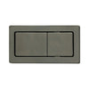 M#1（枪色）Fienza 方形马桶冲水按钮板适用于背墙卫生间套件
