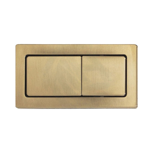G#2（金色）菲恩扎广场城市黄铜马桶冲水按钮板适用于背墙卫生间套件