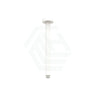 Fienza 300Mm Stainless Steel Round Matt White Ceiling Shower Dropper Arms
