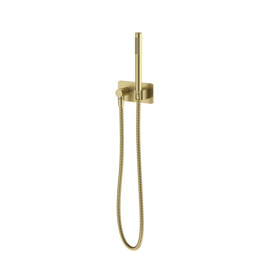 G#2(Gold) Fienza Isabella Urban Brass Hand Shower with Soft Square Plate