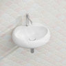 RAK Cloud Wall Hung Ceramic Basins One Tap Hole 550x425x150mm - Variant Colour