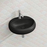 RAK Cloud Wall Hung Ceramic Basins One Tap Hole 550x425x150mm - Variant Colour