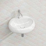 RAK Cloud Wall Hung Ceramic Basins One Tap Hole 550x425x150mm - Variant Colour