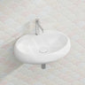 RAK Cloud Ceramic Wall Hung Basin with One Tap Hole 650x425x150mm - Variant Colour