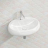 RAK Cloud Ceramic Wall Hung Basin with One Tap Hole 650x425x150mm - Variant Colour