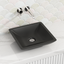 Fienza 420x420x105mm Classique Matt Black Solid Surface Above Counter Basin