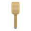 Norico Esperia Abs Square Brushed Yellow Gold 3 Functions Rainfall Hand Held Shower Head Only