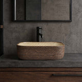 390x390x140mm Square Porcelain Above Counter Basin