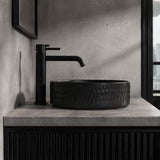 360x360x120mm Above Counter Basin Bathroom Round Ceramic Wash Basin Lattice Pattern In Various Colour