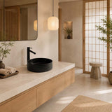 360x360x120mm Above Counter Basin Bathroom Round Ceramic Wash Basin Lattice Pattern In Various Colour
