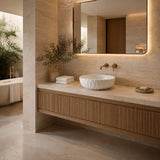400x400x130mm Above Counter Basin Diagonal Pattern Bathroom Round Ceramic Wash Basin In Various Colour