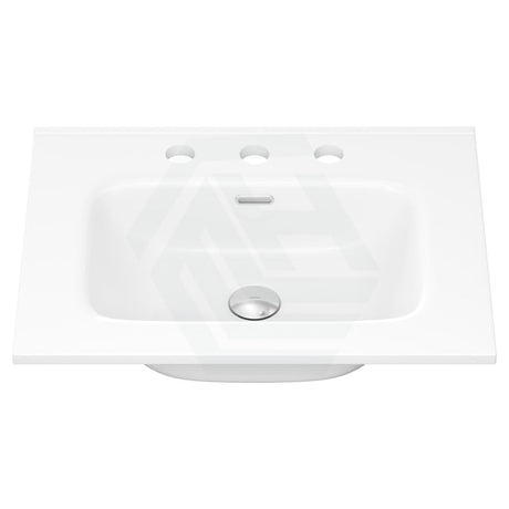 Fienza Joli 600Mm Ceramic Full Depth Basin-Top Gloss White 1 Or 3 Tap Holes Available Vanity Tops
