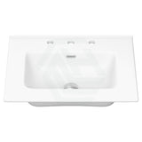 Fienza Joli 600Mm Ceramic Full Depth Basin-Top Matt White 1 Or 3 Tap Holes Available Vanity Tops