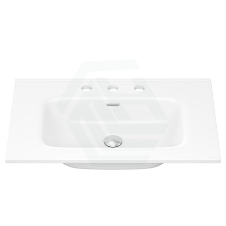 Fienza Joli 750Mm Ceramic Full Depth Basin-Top Gloss White 1 Or 3 Tap Holes Available Vanity Tops