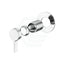 Kohler Components Polished Chrome Round Plate Shower/Bath Mixer Thin Trim Only - Lever Handle Wall