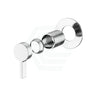 Kohler Components Polished Chrome Round Plate Shower/Bath Mixer Thin Trim Only - Lever Handle Wall