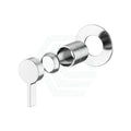 Kohler Components Polished Chrome Round Plate Shower/Bath Mixer Thin Trim Only - Lever Handle Wall