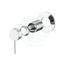 Kohler Components Polished Chrome Round Plate Shower/Bath Mixer Thin Trim Kit Only - Pin Lever