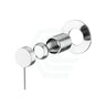 Kohler Components Polished Chrome Round Plate Shower/Bath Mixer Thin Trim Kit Only - Pin Lever