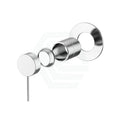 Kohler Components Polished Chrome Round Plate Shower/Bath Mixer Thin Trim Kit Only - Pin Lever