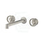 N#3(Nickel) Kohler Components™ Brushed Nickel Wall Mount Industrial Handles With Row Basin Spout