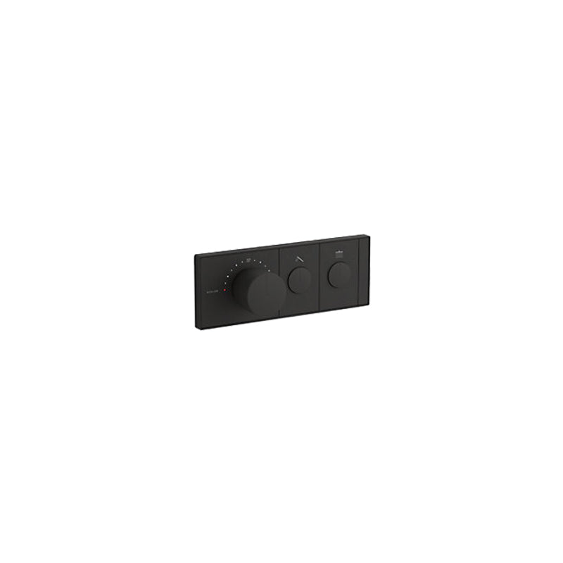 Kohler Chrome Anthem Recessed Mechanical Thermostatic Control 2 Outlets Trim Plate With Valve Only
