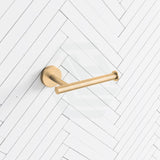 G#7(Gold) Kohler Elate Round Brushed Brass Toilet Roll Holder Paper Holders