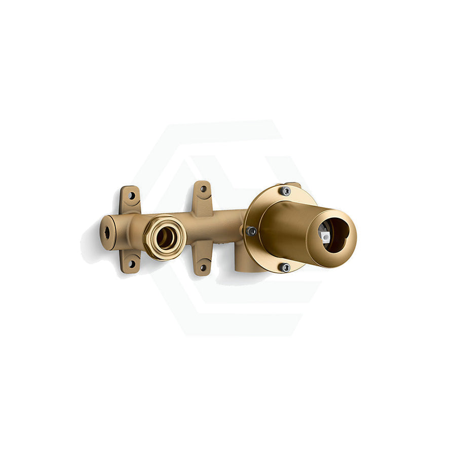 Brushed Brass In-Wall Valve