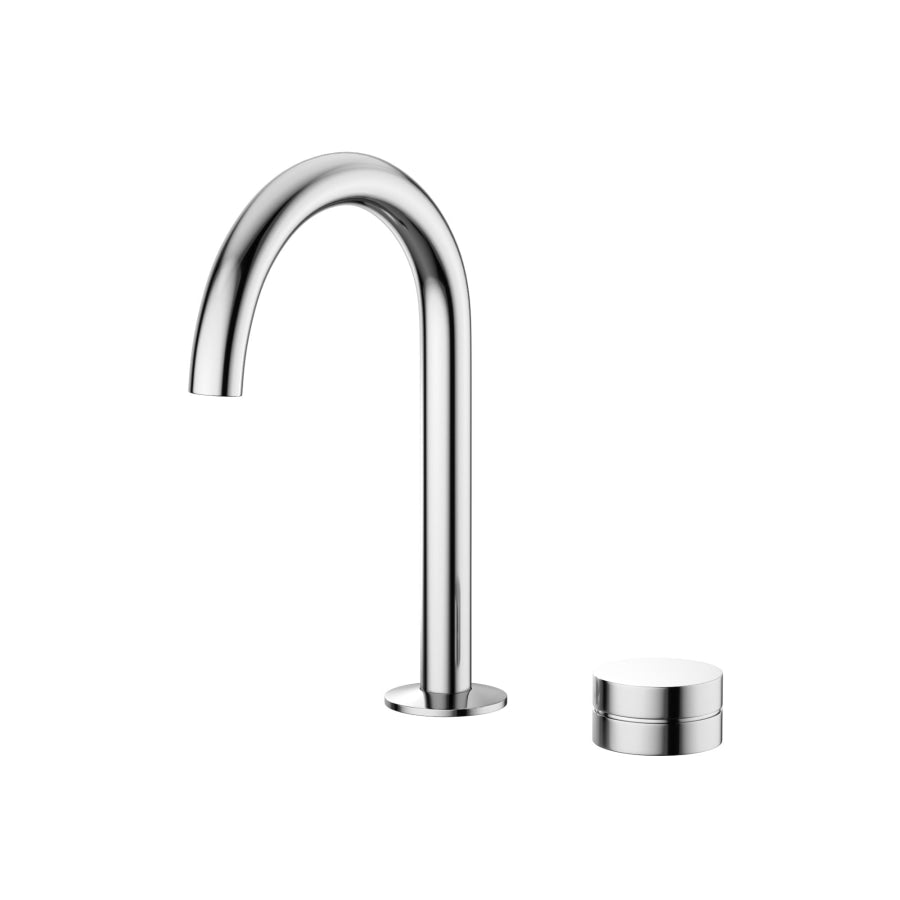 Kohler Components™ Polished Chrome Sink Tap Set With Tube Design Rocker Bath/Basin Sets