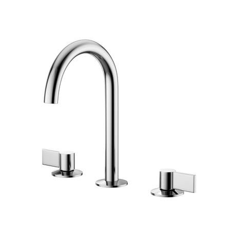 Kohler Components™ Polished Chrome Sink Tap Set With Tube Design Lever Bath/Basin Sets