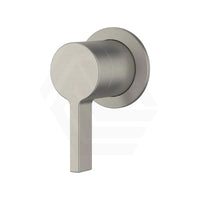 N#3(Nickel) Kohler Components Brushed Nickel Round Plate Wall Mount Lever Trim Kit Only - Single