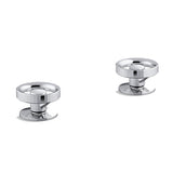 Kohler Components™ Polished Chrome Sink Tap Set With Tube Design Bath/Basin Sets