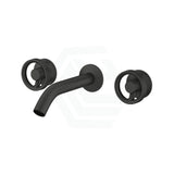 Kohler Components™ Matt Black Wall Mount Industrial Handles With Tube Basin Spout Bath/Basin Tap