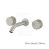 N#3(Nickel) Kohler Components™ Brushed Nickel Wall Mount Oyl Handles With Tube Basin Spout 190Mm