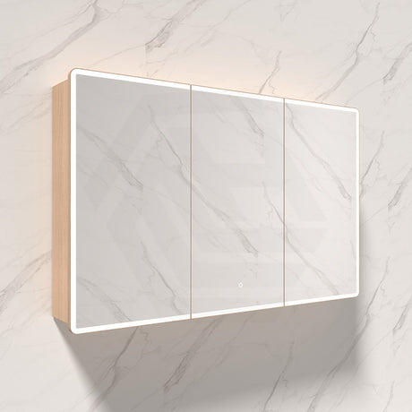 600/750/900/1200/1500mm Lukka Avola Rectangle Mirror Frontlit LED Shaving Cabinet 3 Colours Lighting Variant Colour Available