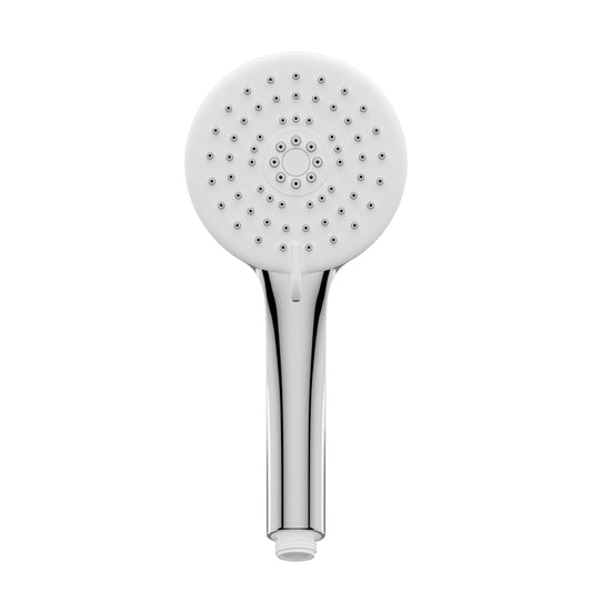 Linkware Round Self Cleaning Hand Shower 5 Functions Chrome-White