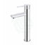 Meir Round Paddle Tall Basin Mixer Polished Chrome Mixers
